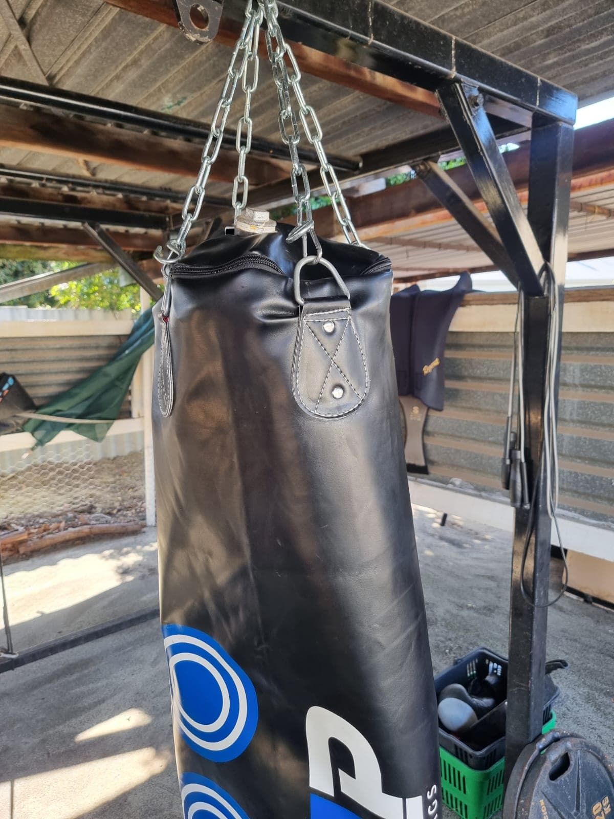 Hanging the WAIP Boxing Bag