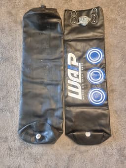 Boxing bag deflated